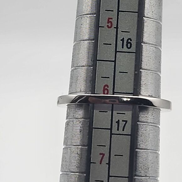 Nevada Silver Mine Silver Tone & CZ Ring (6) - Picture 9 of 9